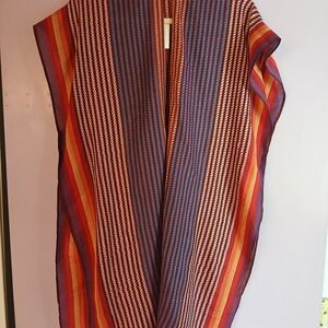 Do Everything in Love Multicolor Striped Scarf